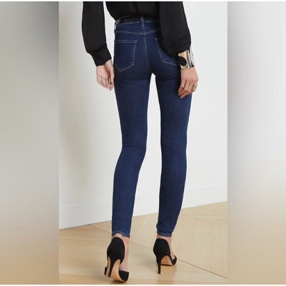 NWT L'AGENCE Marguerite Blanks High Rise Skinny Jean - Size 25 - Picture 8 of 9